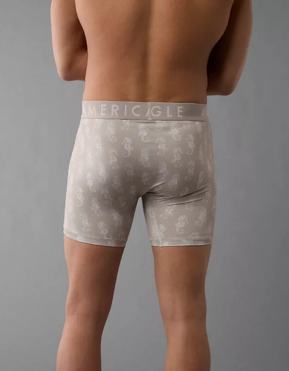 Aeo AEO Men's Seahorse Stamp 6" Flex Boxer Brief