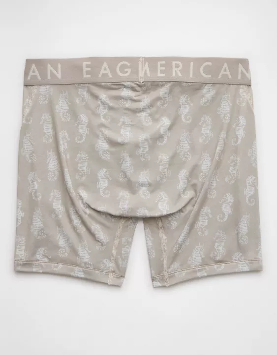 Aeo AEO Men's Seahorse Stamp 6" Flex Boxer Brief