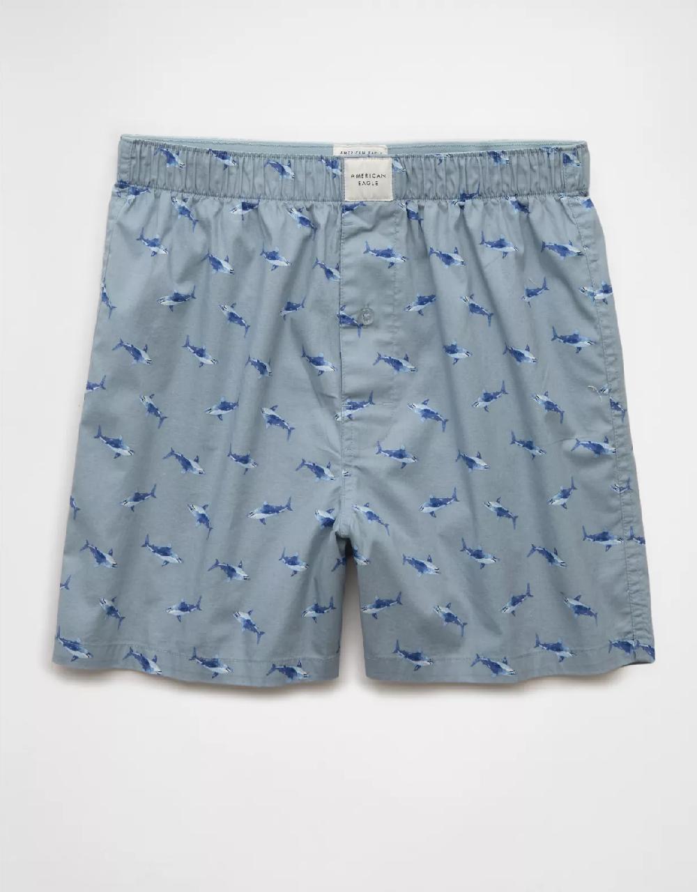 aeo AEO Men's Sharks Stretch Boxer Short