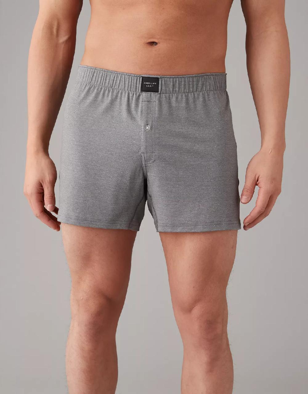 aeo AEO Men's Slim Knit Ultra Soft Boxer Short