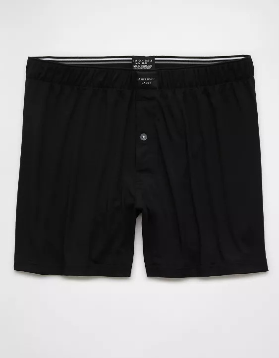 Aeo AEO Men's Slim Knit Ultra Soft Boxer Short