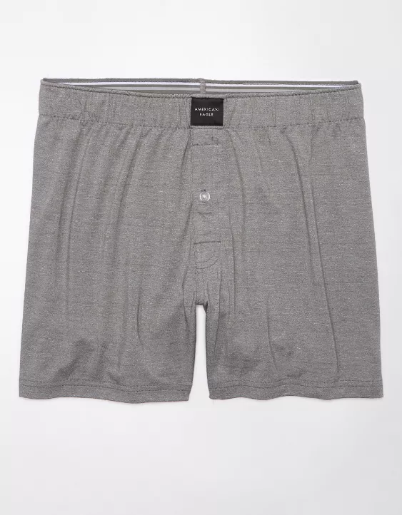 Aeo AEO Men's Slim Knit Ultra Soft Boxer Short