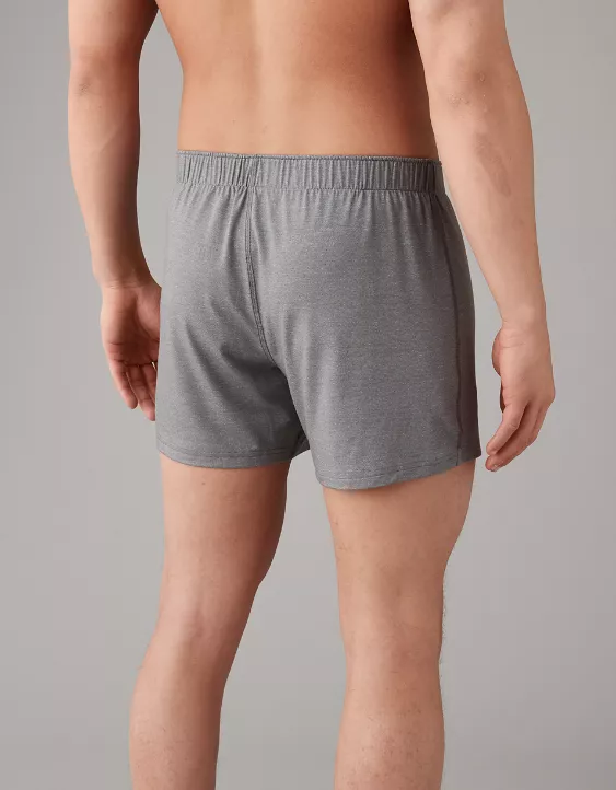 Aeo AEO Men's Slim Knit Ultra Soft Boxer Short