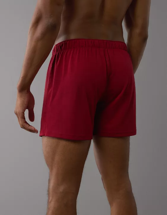 Aeo AEO Men's Slim Knit Ultra Soft Boxer Short
