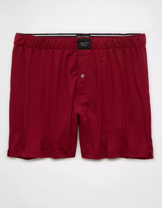 Aeo AEO Men's Slim Knit Ultra Soft Boxer Short
