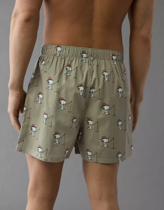Aeo AEO Men's Snoopy Fishing Stretch Boxer Short