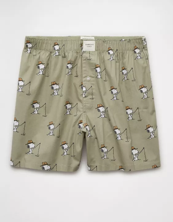 Aeo AEO Men's Snoopy Fishing Stretch Boxer Short