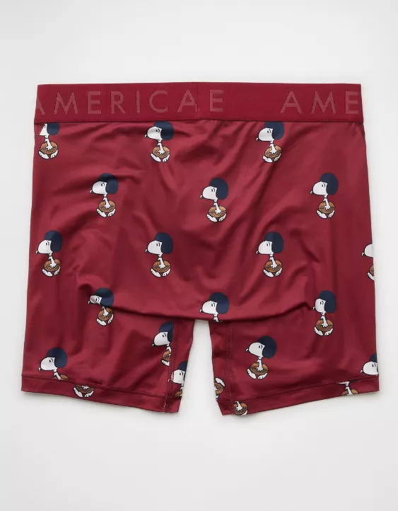 Aeo AEO Men's Snoopy Football 6" Flex Boxer Brief