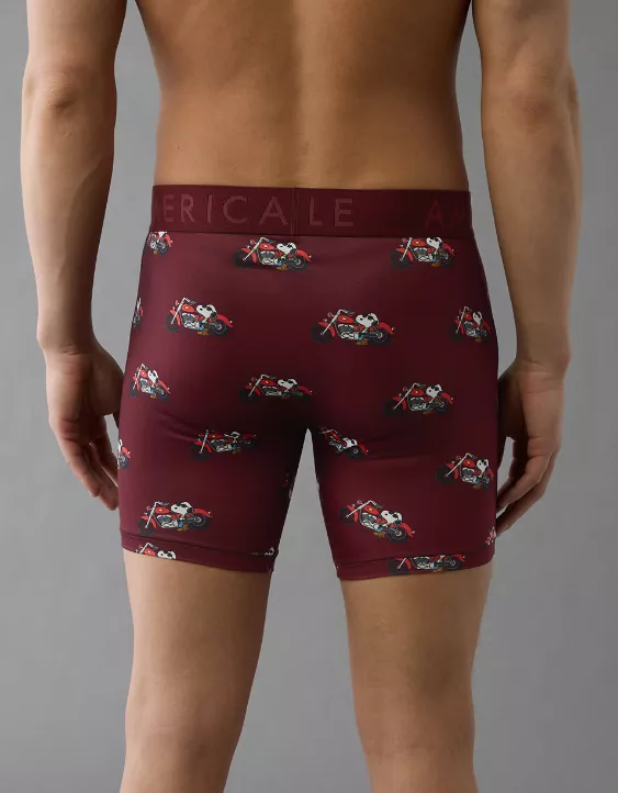 Aeo AEO Men's Snoopy Motorcycle 6" Flex Boxer Brief