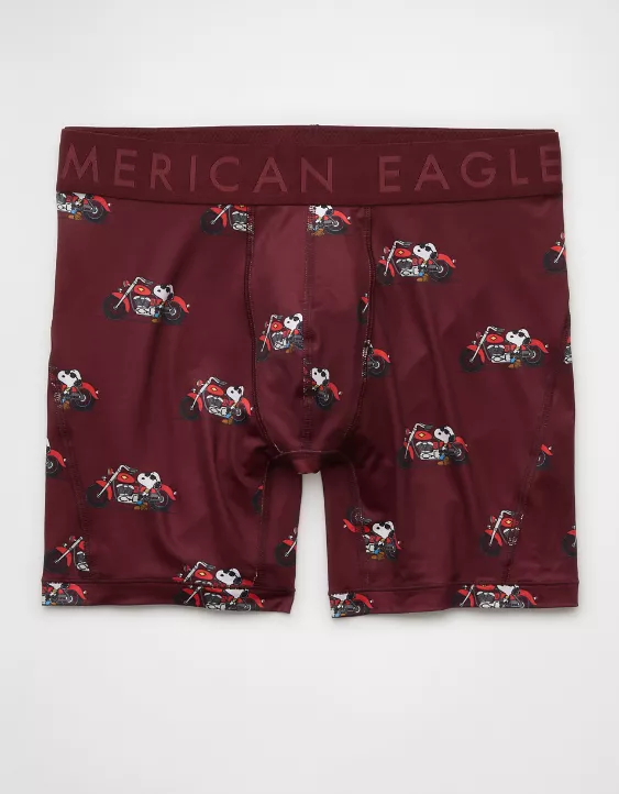 Aeo AEO Men's Snoopy Motorcycle 6" Flex Boxer Brief