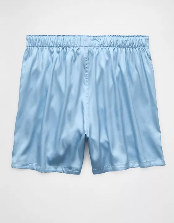 Aeo AEO Men's Solid Satin Pocket Boxer Short