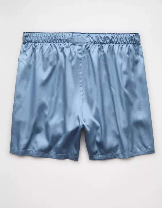 Aeo AEO Men's Solid Satin Pocket Boxer Short