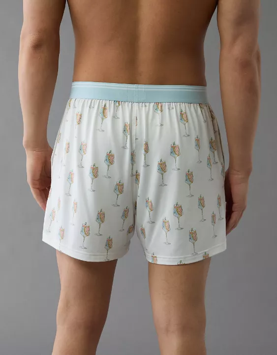 Aeo AEO Men's Spritz Ultra Soft Pocket Boxer Short