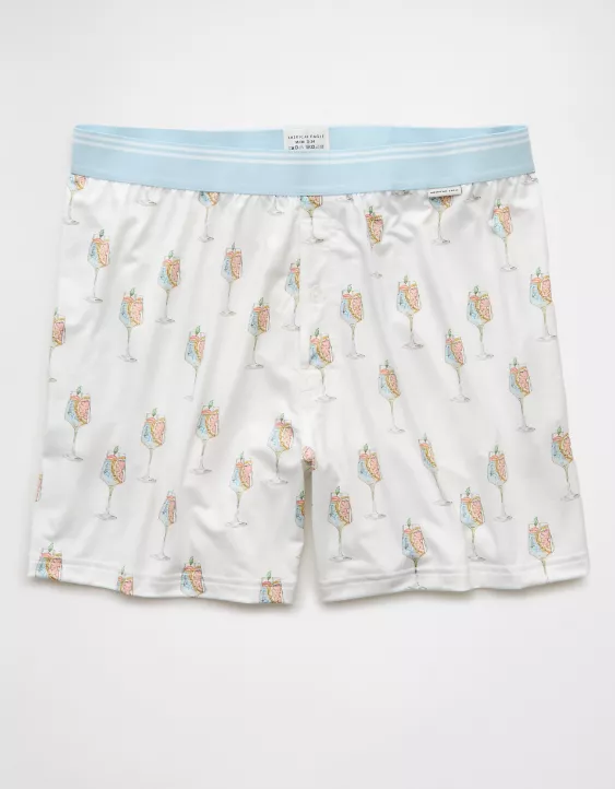 Aeo AEO Men's Spritz Ultra Soft Pocket Boxer Short