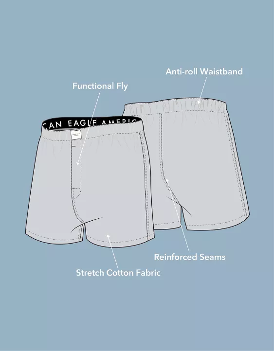 Aeo AEO Men's Stretch Boxer Short 3-Pack