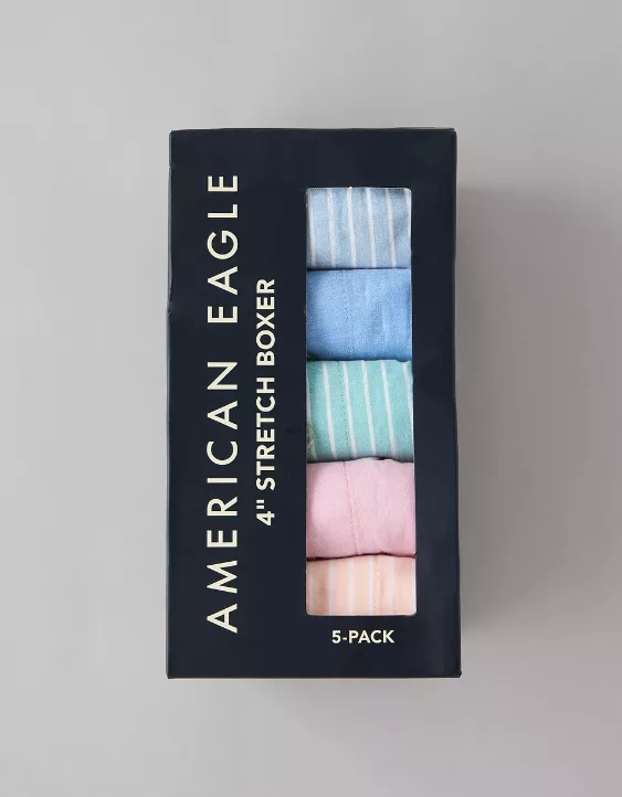 Aeo AEO Men's Stretch Boxer Short 5-Pack