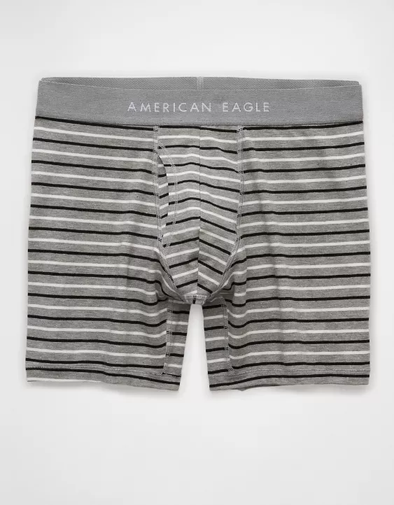 Aeo AEO Men's Striped 6" Classic Boxer Brief