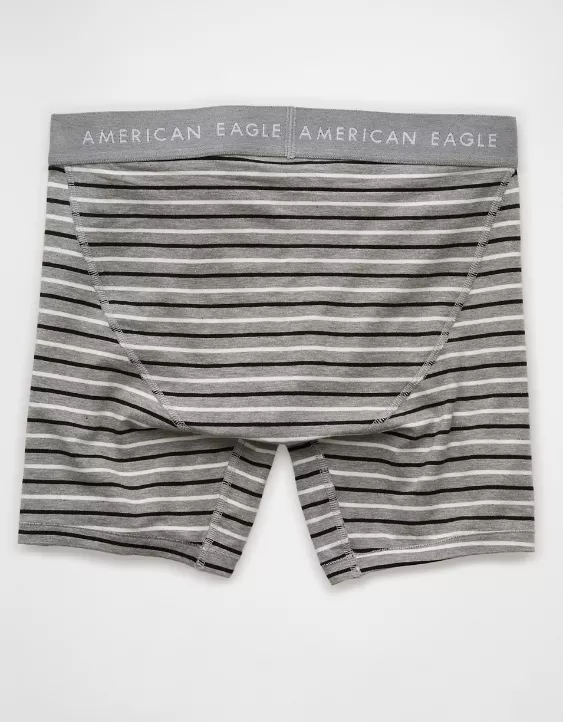Aeo AEO Men's Striped 6" Classic Boxer Brief