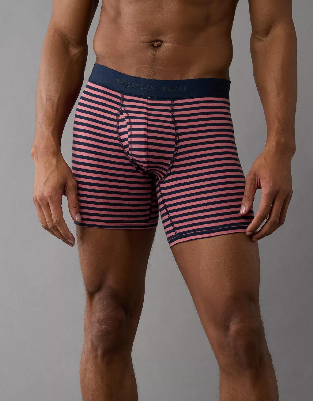 aeo AEO Men's Striped 6" Classic Boxer Brief