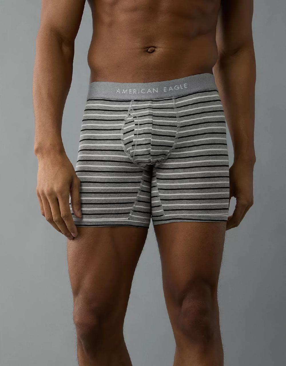 aeo AEO Men's Striped 6" Classic Boxer Brief