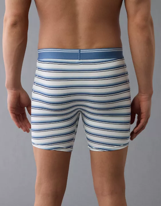 Aeo AEO Men's Striped 6" Ultra Soft Boxer Brief