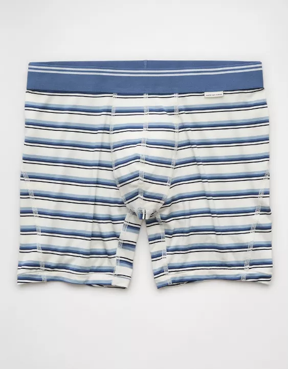 Aeo AEO Men's Striped 6" Ultra Soft Boxer Brief