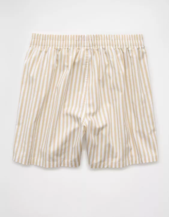 Aeo AEO Men's Striped Poplin Pocket Boxer Short