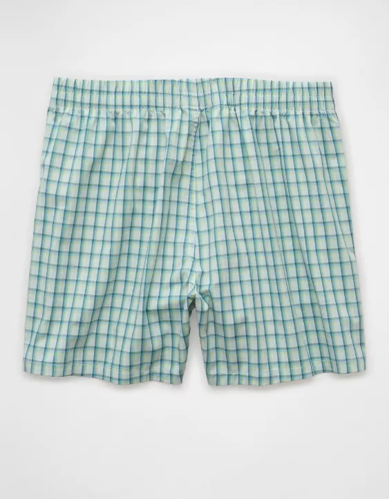 Aeo AEO Men's Striped Poplin Pocket Boxer Short