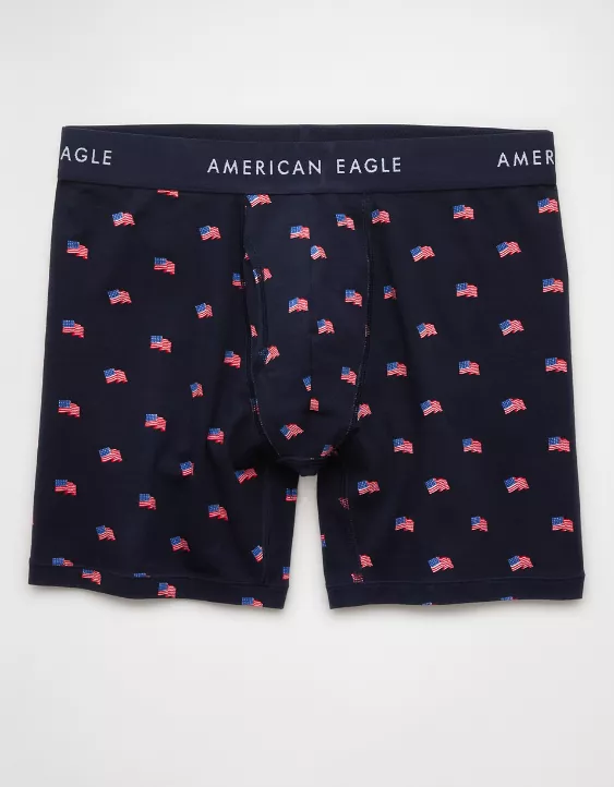 Aeo AEO Men's USA 6" Classic Boxer Brief