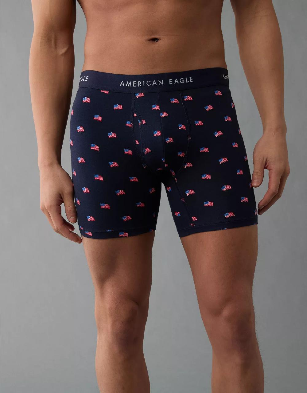 aeo AEO Men's USA 6" Classic Boxer Brief