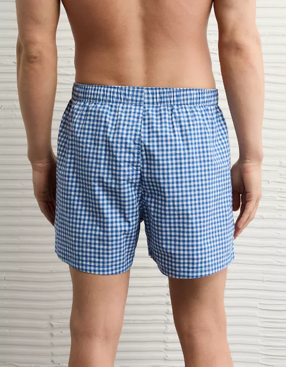 Aeo AEO Plaid Stretch Boxer Short