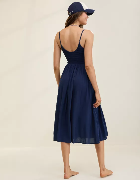 Aeo Aerie At The Barre Midi Dress