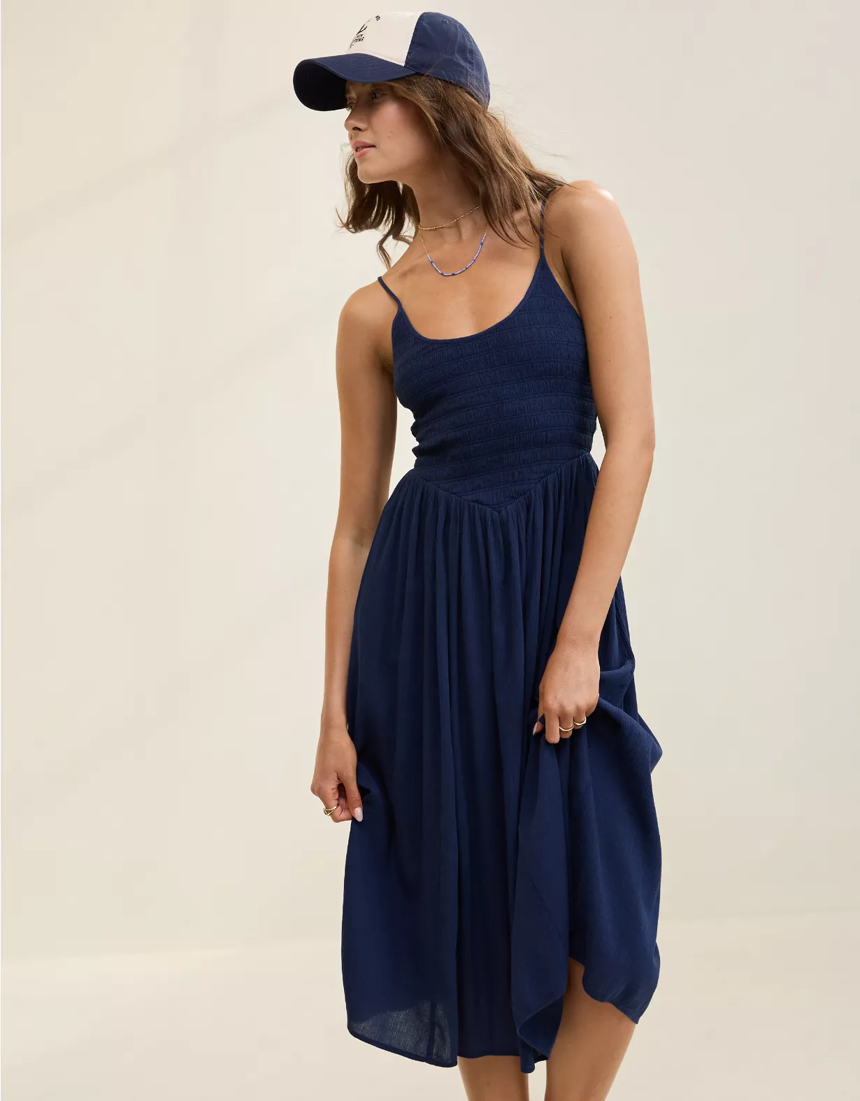 aeo Aerie At The Barre Midi Dress