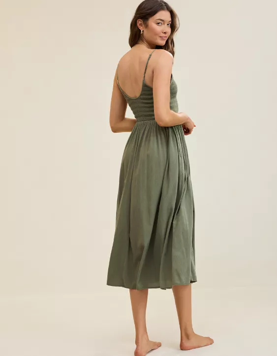 Aeo Aerie At The Barre Midi Dress