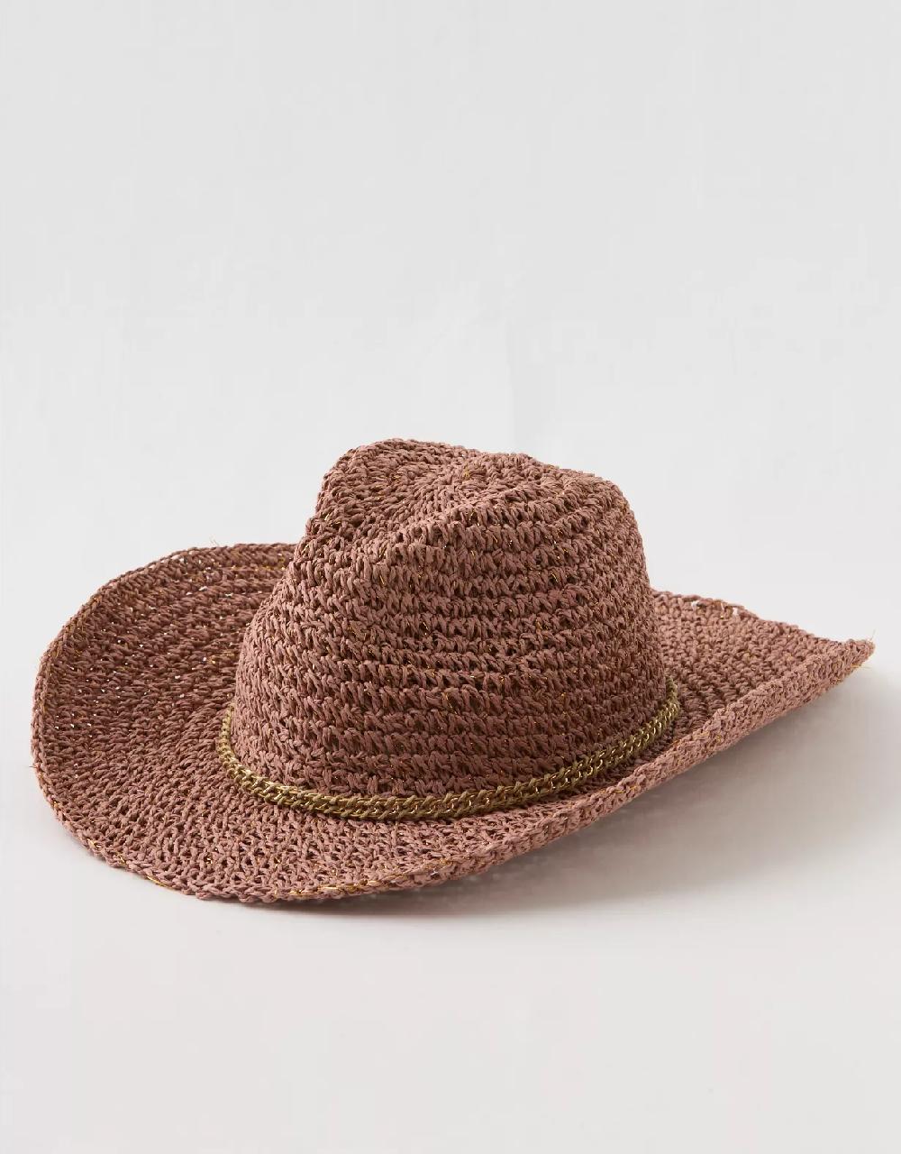 aeo Aerie Chain Cowboy Hat