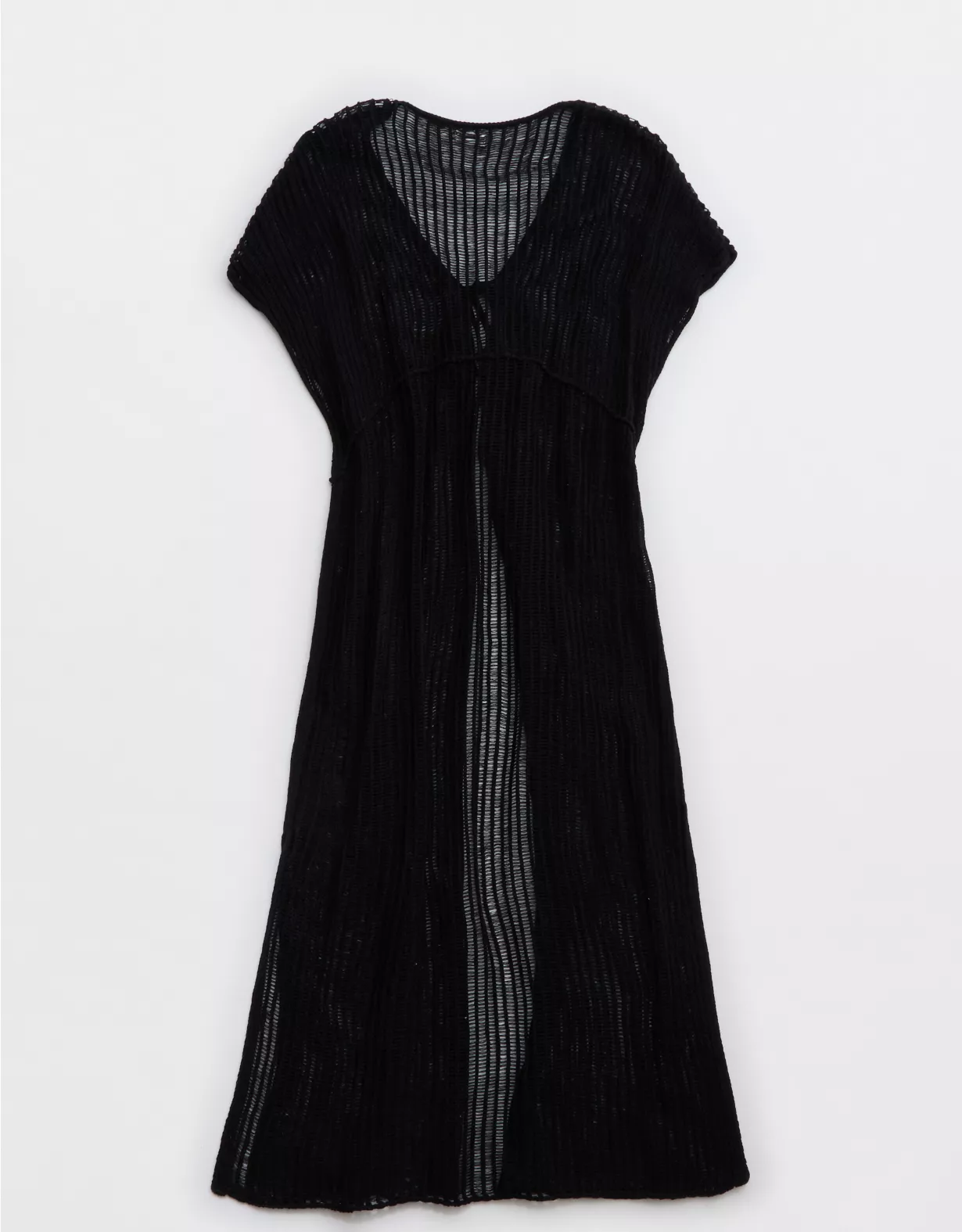 Aeo Aerie Crochet Maxi Cape