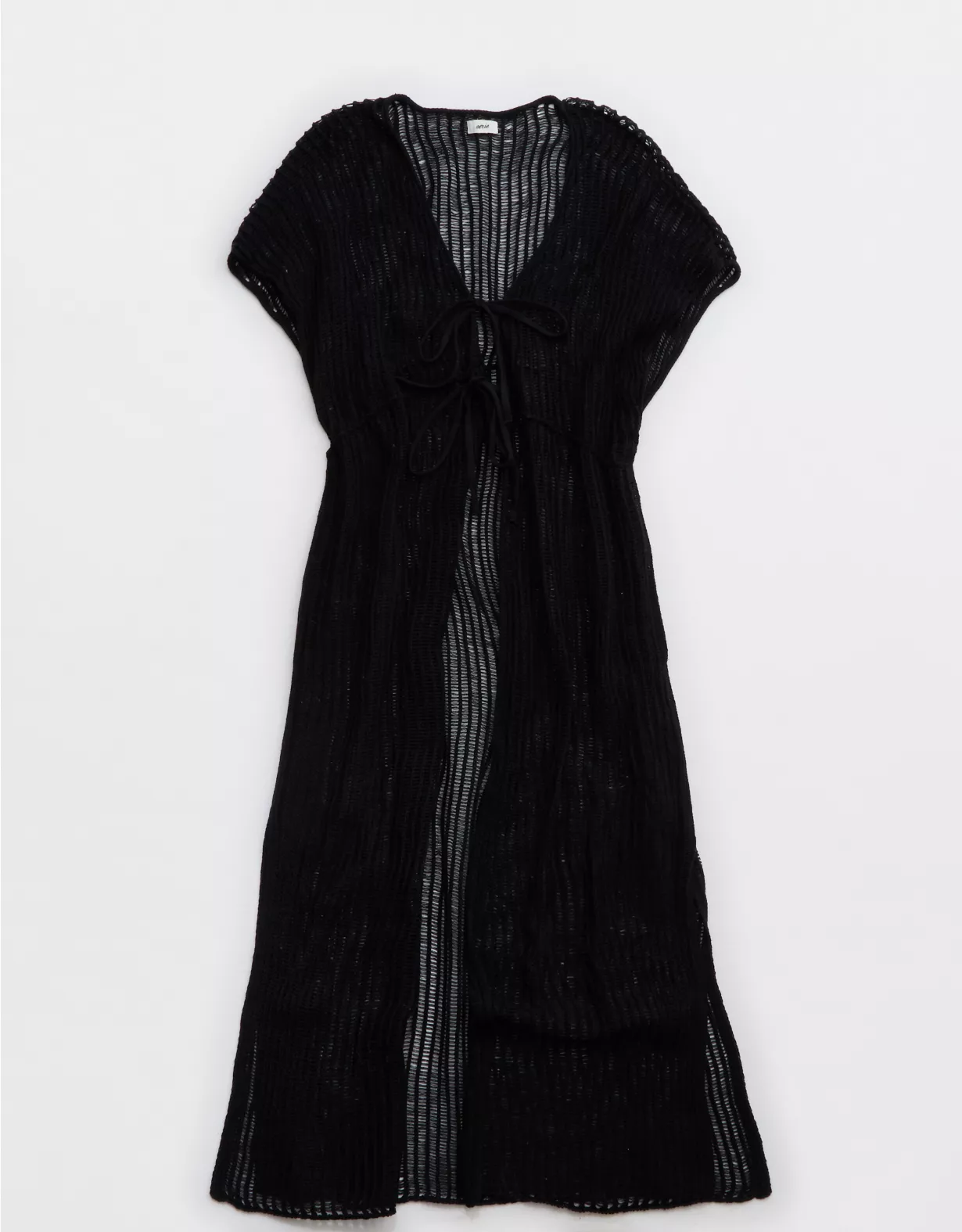 aeo Aerie Crochet Maxi Cape