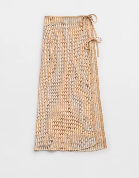 Aeo Aerie Crochet Wrap Sarong
