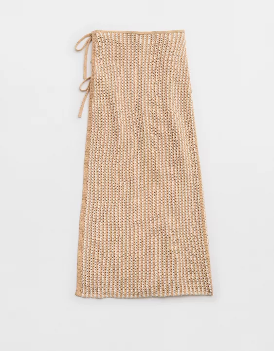 Aeo Aerie Crochet Wrap Sarong
