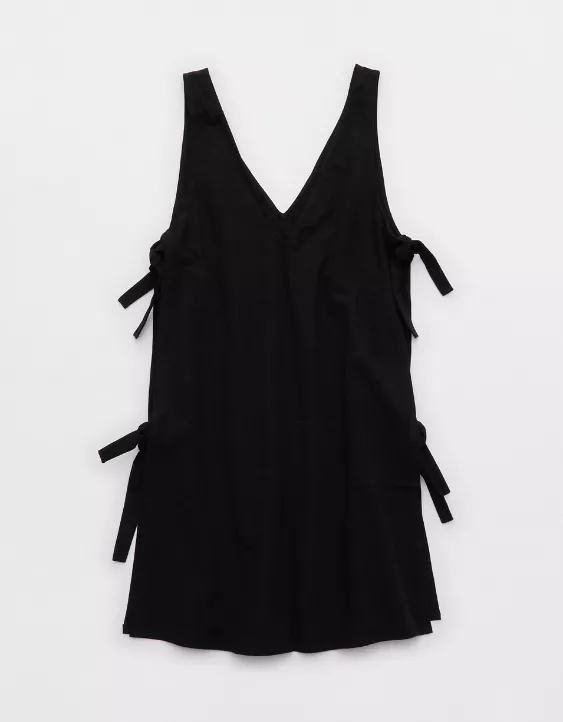 Aeo Aerie Double Side Tie Mini Cape