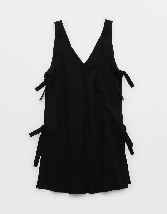 Aeo Aerie Double Side Tie Mini Cape