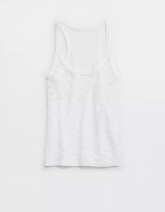 Aeo Aerie Easy Does It Vintage Lace Tank Top
