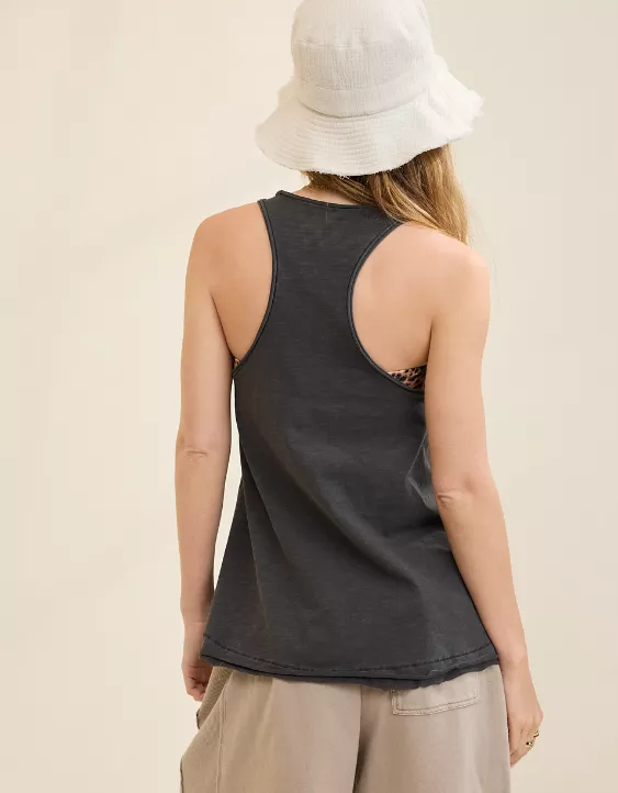 Aeo Aerie Flowy Boyfriend Tank Top