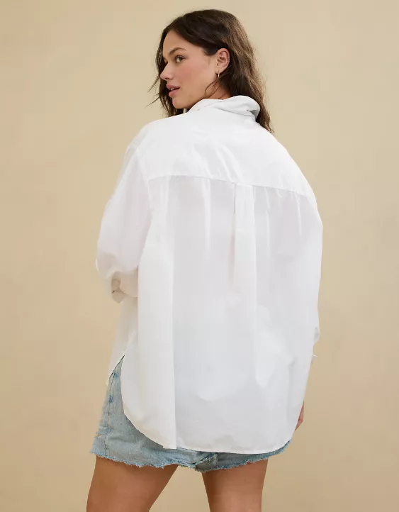 Aeo Aerie Good Day Button Down Shirt