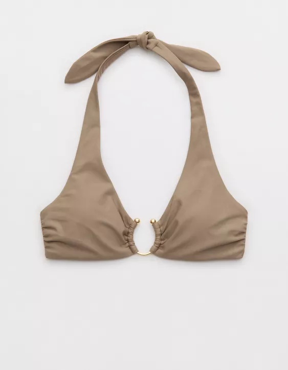 Aeo Aerie Halter Voop Bikini Top