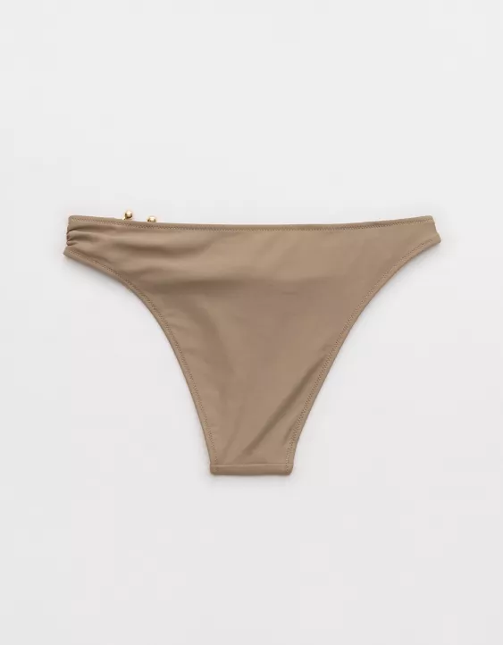 Aeo Aerie High Leg Cheeky Bikini Bottom