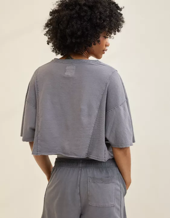 Aeo Aerie Let Loose Fleece T-Shirt