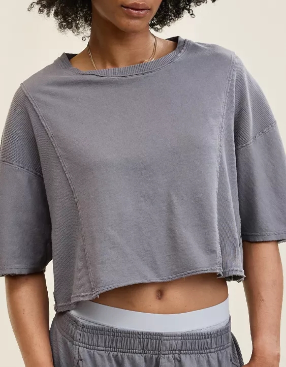 Aeo Aerie Let Loose Fleece T-Shirt
