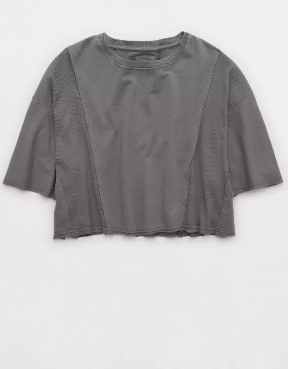 Aeo Aerie Let Loose Fleece T-Shirt