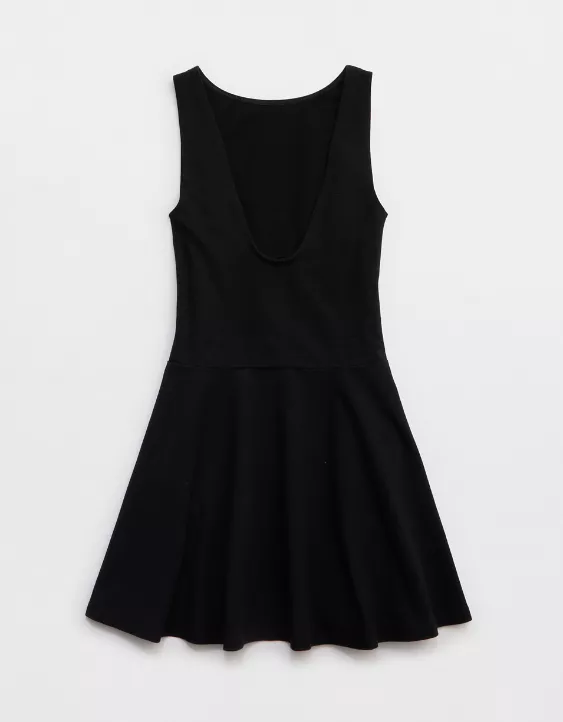 Aeo Aerie Low Back Mini Dress